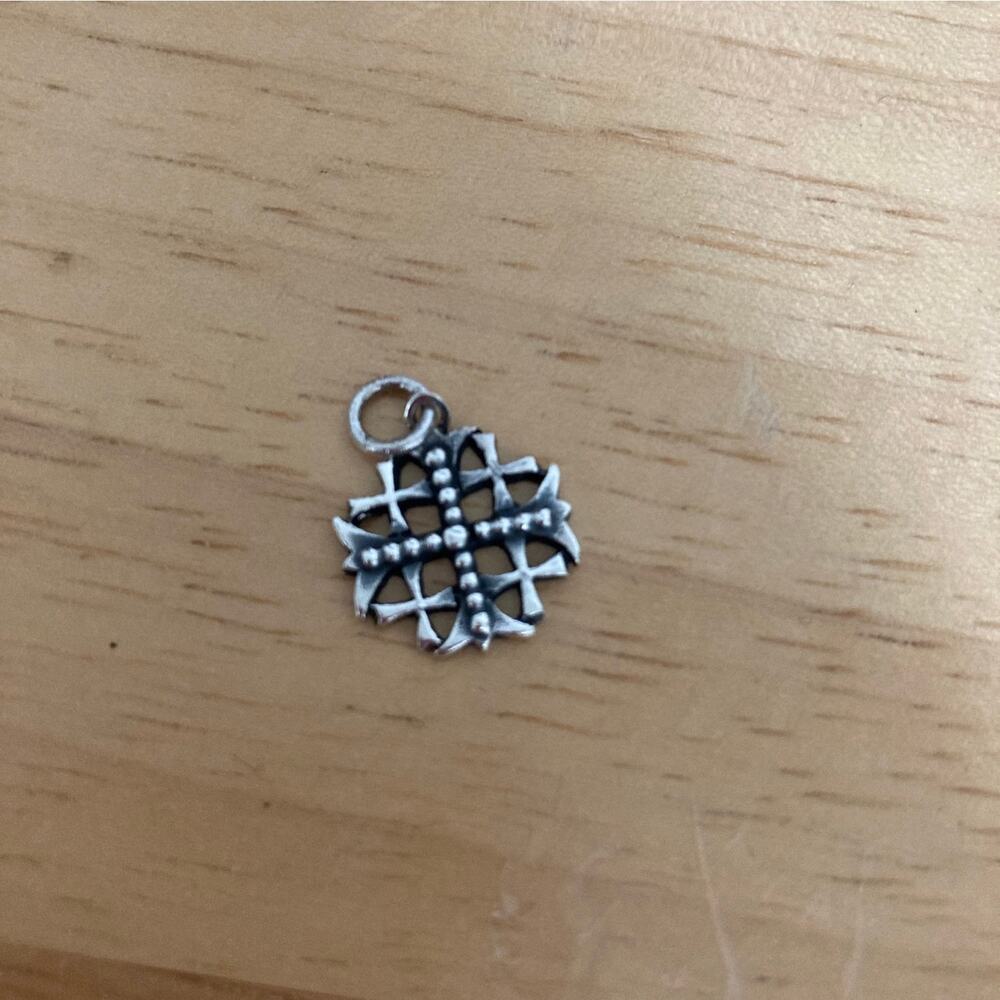 JAMES AVERY VINTAGE MINI BEADED JERESALUM CROSS